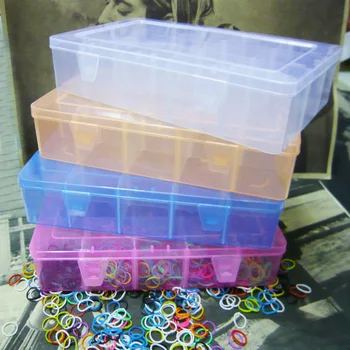 

1PC Hot Sale New Practical Adjustable Plastic 36 Compartment Storage Box Case Bead Rings Jewelry Display Organizer EJE 0655