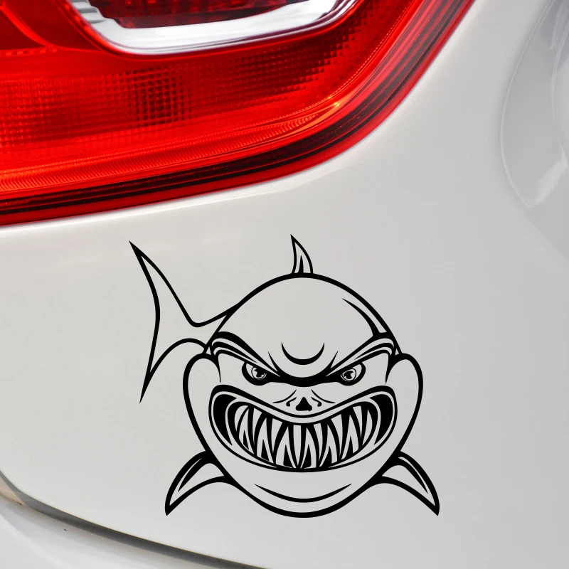 16.2*15CM Funny Shark pattern design car styling,JDM style die cut