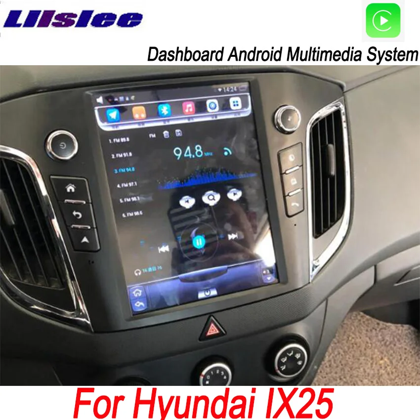 Liislee 2 din Android для hyundai IX25/Creta/Cantus большой экран Автомобильный мультимедийный плеер gps навигация Радио CarPlay