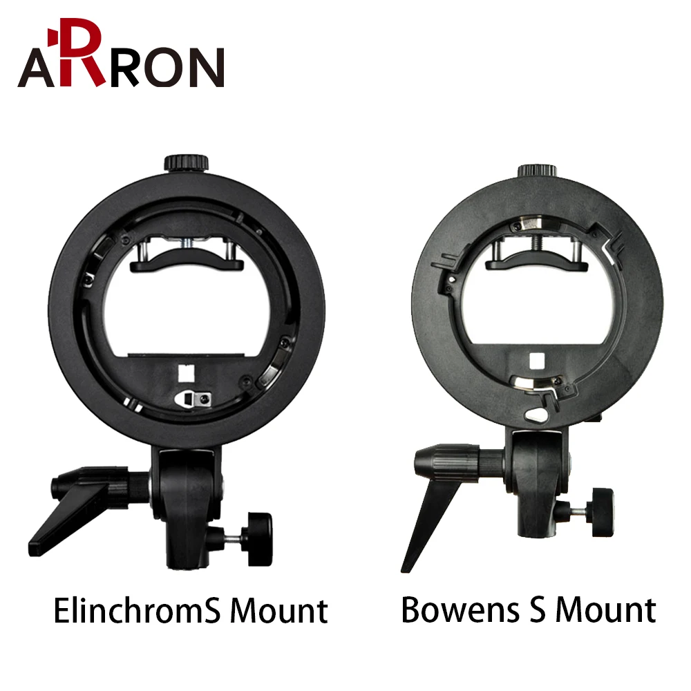 

Godox S-Type Durable plastics Bracket Bowens/Elinchrom S Mount Holder for Speedlite Flash Snoot Softbox Photo Studio Accessories