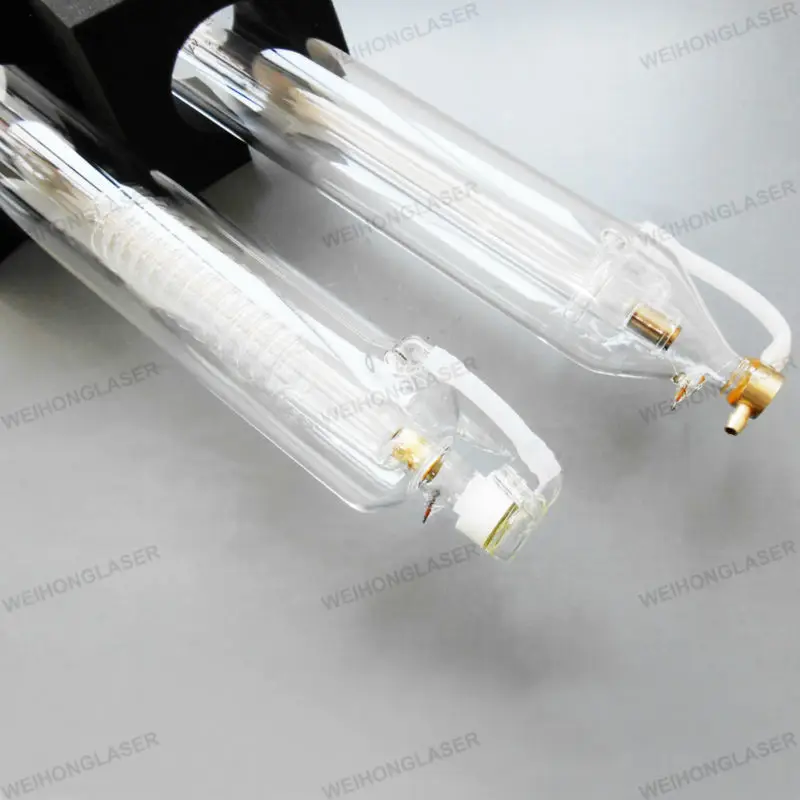 130W Co2 Laser Tube 1650mm Length 80mm Diameter Free Wires Connection Service