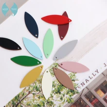 DIY матовые цветные Серьги Материал Спрей резиновая краска лошадь глаз кольцо кулон серьги аксессуары бар кусок кулон