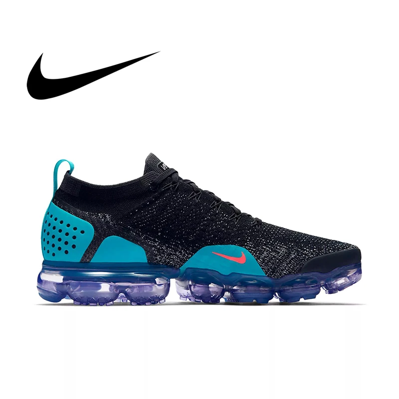 

Original Authentic NIKE AIR VAPORMAX FLYKNIT 2.0 Men's Running Shoes Outdoor Wear Sports Shoes 2019 New Breathable 942842-003