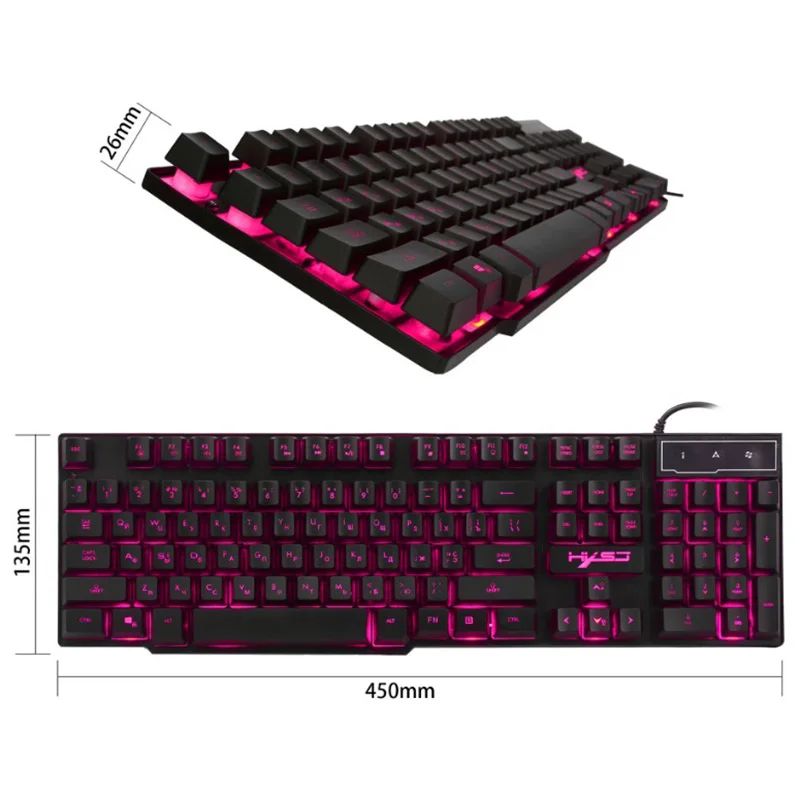 Клавиатура игровая Rgb Pc Usb CK104 механическая клавиатура русская 104 клавиша R8