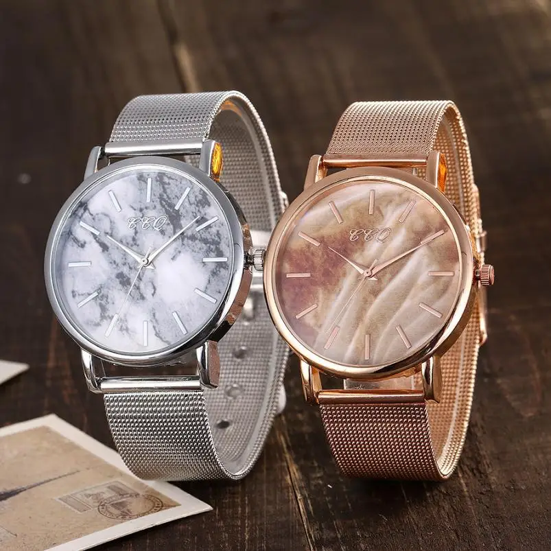 Women Watch Ladies Dress Fashion Quartz Watches Rose Gold Stainless Steel Band Wristwatch Relogio Feminino 18MAY14