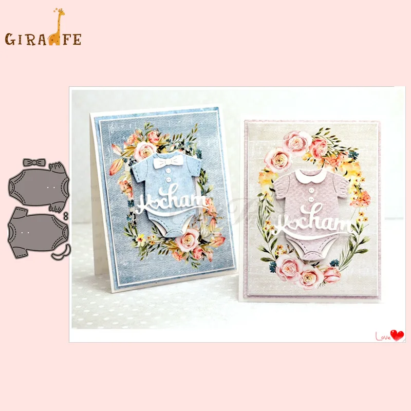 

Kid Clothes metal cutting dies Stencils dies Scrapbooking Album Paper Decorative Craft Embossing die new 2019 craft dies