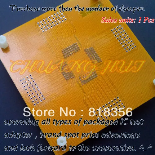 CH-QFP144 Test Socket QFP144 TQFP144 IC SOCKET Pitch:0.4mm IC234-1444-053 CH-QFP144 Test Socket QFP144 TQFP144 IC SOCKET Pitch:0.4mm IC234-1444-053