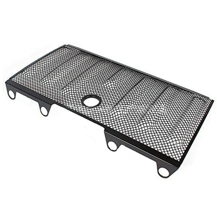 YAQUICKA Car 3D Metal Black Front Hood Grill Insect Prevention Mesh