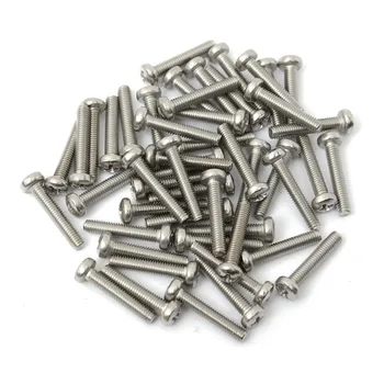 

M3*20MM Wholesale 100Pcs/lot M3 Bolts Nuts Thread Round Screw Diameter 20mm 2016 New Hot M3*20 mm