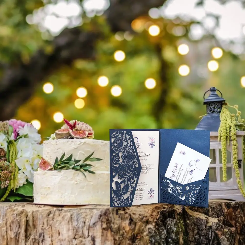  10PCs European Invitation Letter Invitation Holiday Wedding Invitation HK-124 For Wedding Party - 33025085795