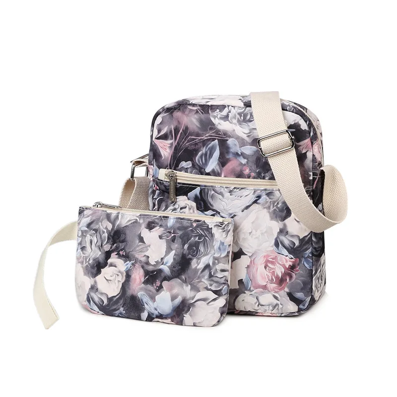 

Women Small Shoulder Bags Pursue Animal and Point Printing National Female Handbag Casual Canvas Bag Fashion