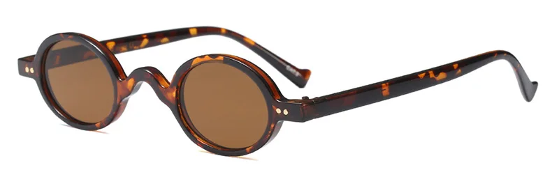 SHAUNA классические украшения ногтей женские маленькие овальные солнцезащитные очки ретро мужские леопардовая оправа прозрачные синие линзы очки UV400 - Цвет линз: Leopard Tea