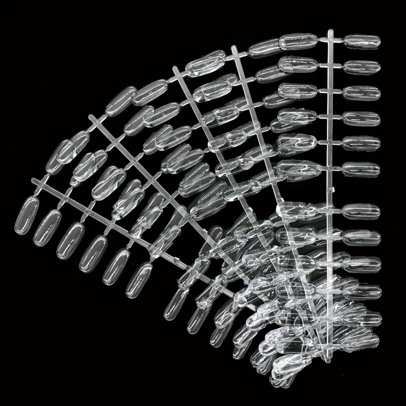 5 шт. 120 наконечников капсулы для ногтей, прозрачные натуральные накладные лаки для ногтей, набор для демонстрации УФ-наклеек, практичный дисплей