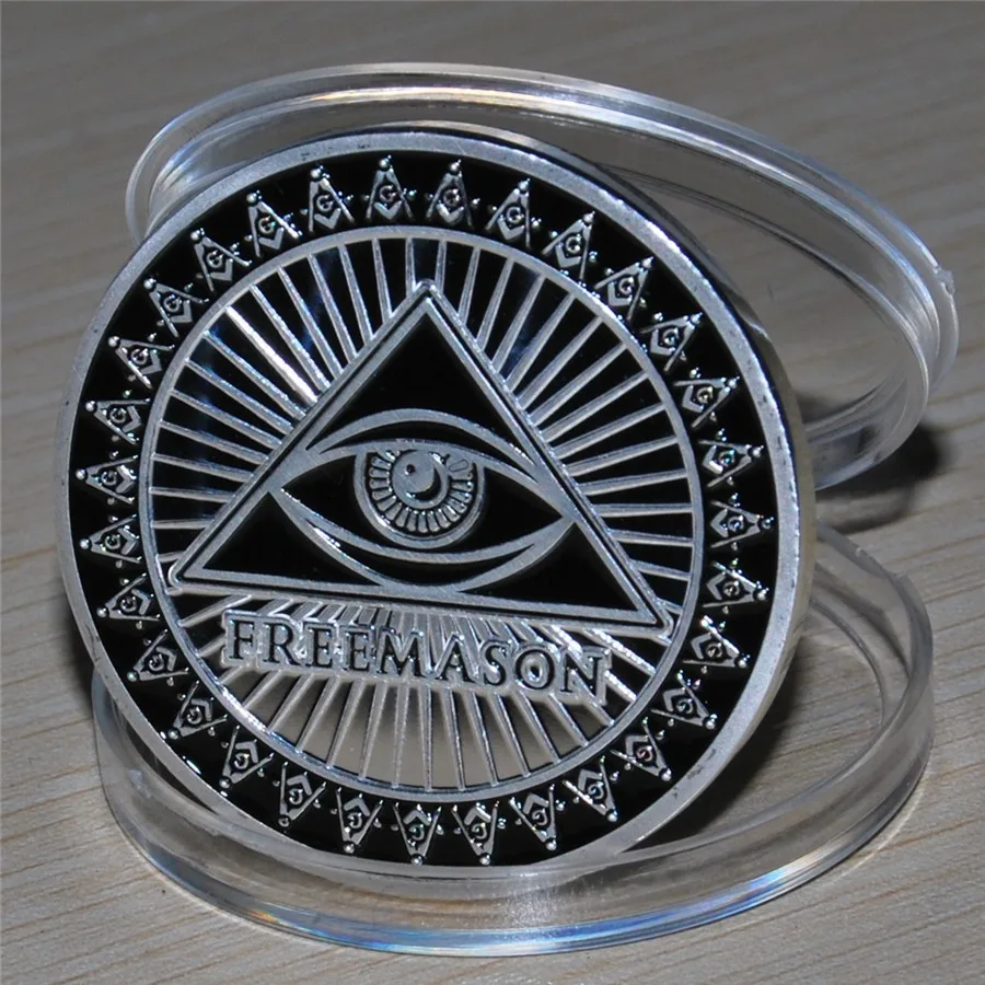 FREEMASON MASONIC MASON CHALLENGE COIN (4)