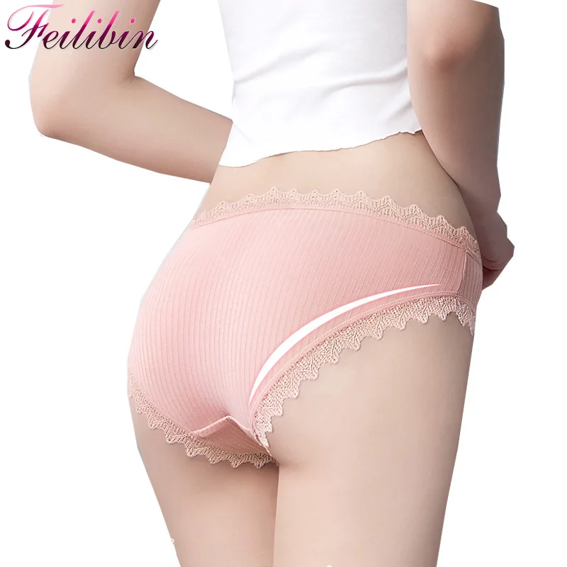 

ZJX Sexy Lace Panties Women Cotton Underwear Seamless Panty Girls Briefs Soft Comfort Lingerie Breathable Female Underpants