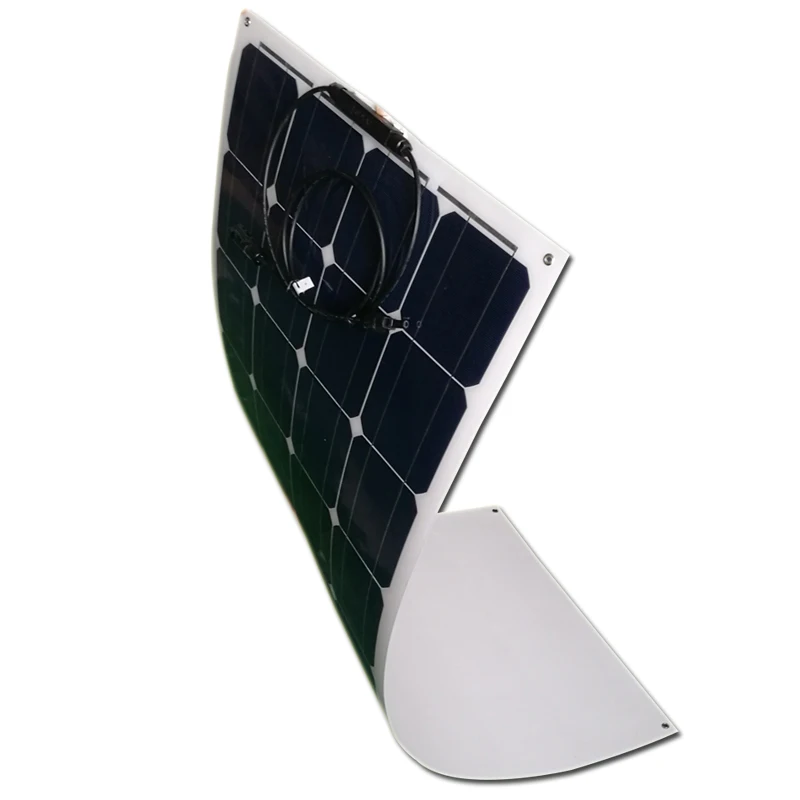 Гибкая солнечная панель 25 Вт 12 В 4 шт. Zonne панель en 100 Вт 48 Вольт солнечная батарея зарядное устройство Caravan автомобильный кемпинговый дом RV