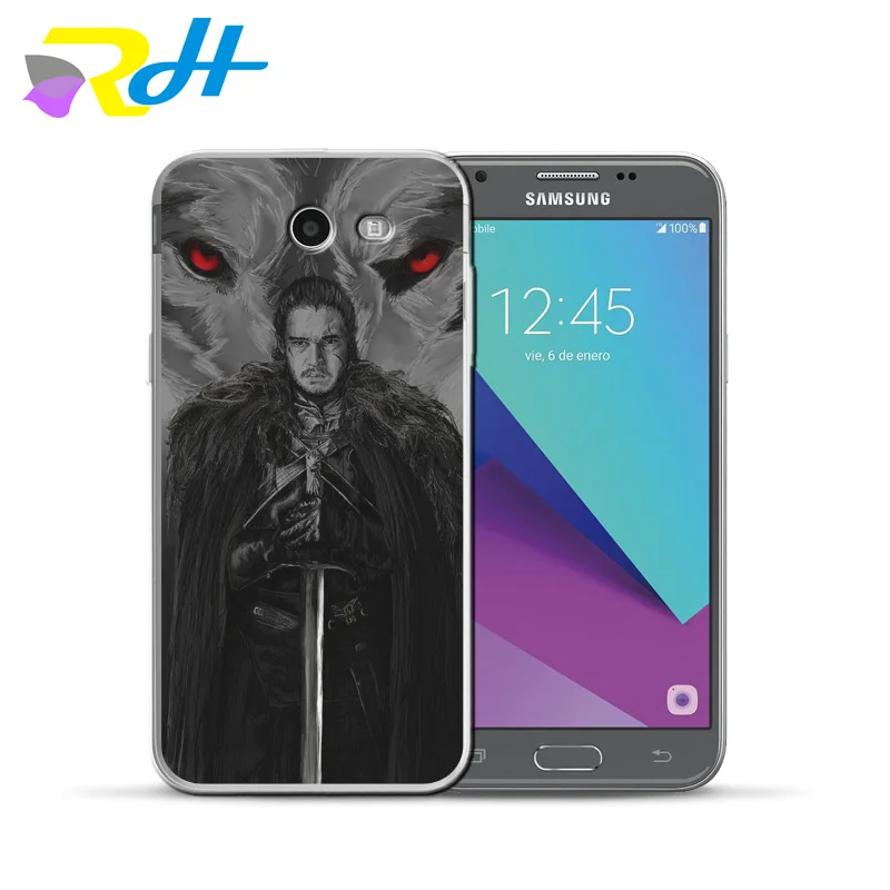 Мягкий ТПУ чехол для Samsung Galaxy J4 J6 J8 2018 коричневый Игровой престолов J3 J5 J7 2017 J5Prime