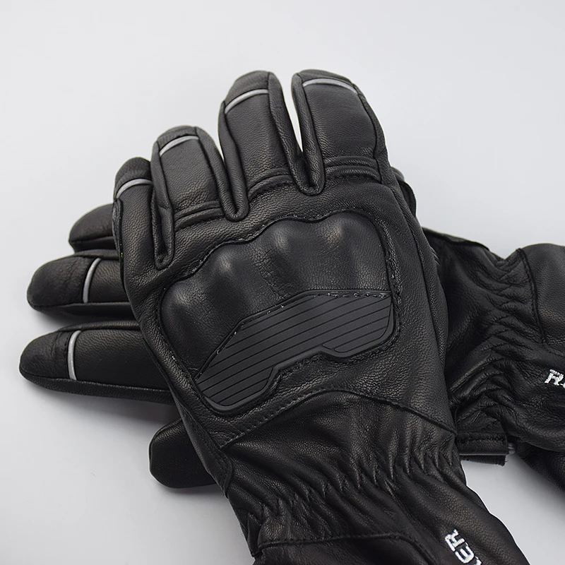 Rock Biker Goat Skin Waterproof Motorcycle Motorbike Gloves Winter Moto Long Leather Motocross For Harley Bike Guantes Black Rock Biker Goat Skin Waterproof Motorcycle Motorbike Gloves Winter Moto Long Leather Motocross For Harley Bike Guantes Black