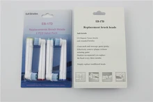 12PCS=3PACKS Electric Toothbrush Heads EB-17D Replacement Precision Oral Hygiene Clean Toothbrush Heads