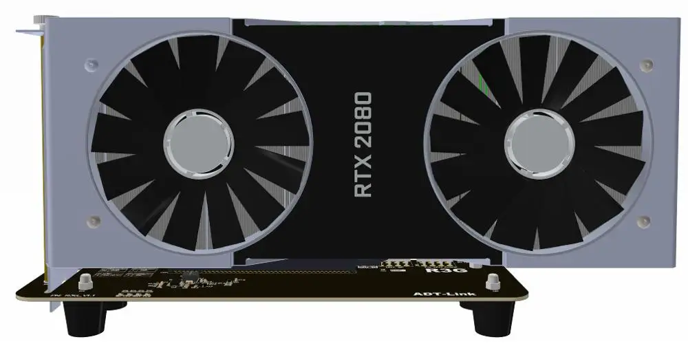 Подставка для внешней видеокарты M.2 key M с кабелем PCIe3.0 x4 Riser 25 см 50 32Gbs ITX STX NUC VEGA64
