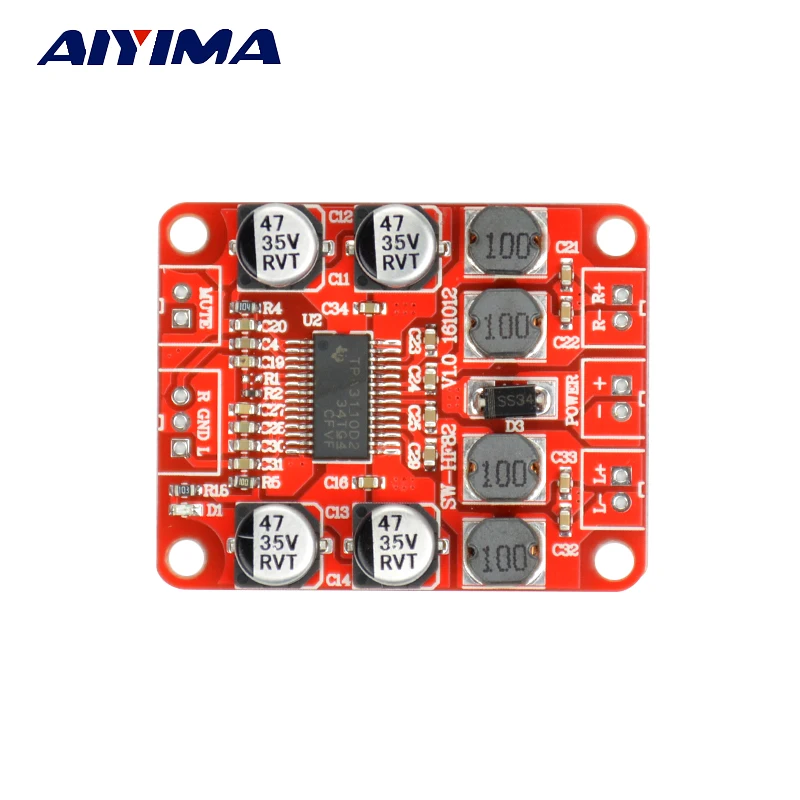 AIYIMA Mini TPA3110 цифровой усилитель аудио Плата 2x15 Вт мощности модуль DIY домашний