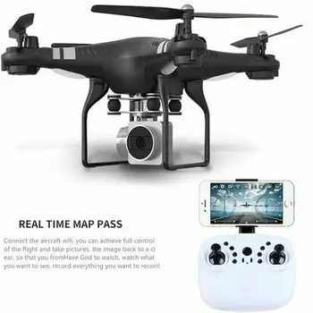 

Mini 4CH RC Quadcopter 6-Axis Intelligent Quadcopter Drone with 2.0MP HD WiFi Camera LED Helicopter Remote Controller 3E17