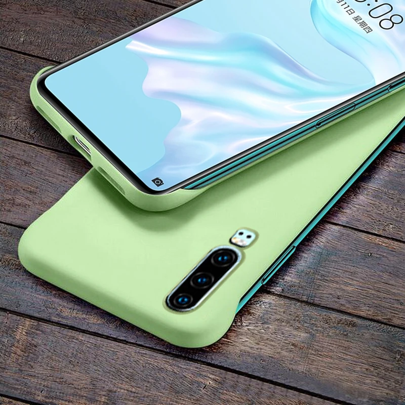 

Frameless Case For Huawei P30 P20 Pro Ultra Thin Hard PC Plastic For Coque Huawei Honor 20 8X Mate 20 Pro Matte Phone Case Cover