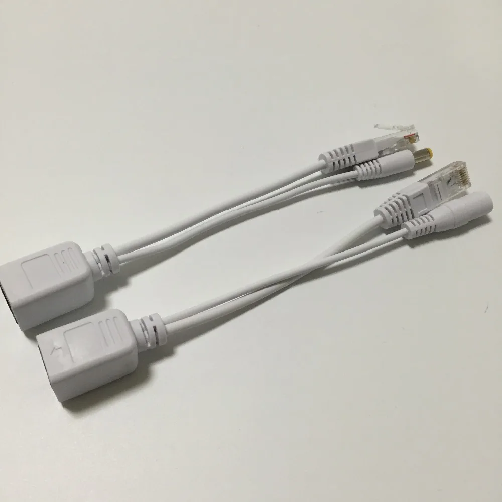 Новый горячий кабель адаптер POE разъемы Пассивный питания Ethernet PoE RJ45 инжектор +