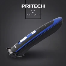 PRITECH 100-240 В машинка для стрижки волос перезаряжаемая Парикмахерская машина профессиональный триммер для волос универсальная бритва из нержавеющей стали резак инструмент