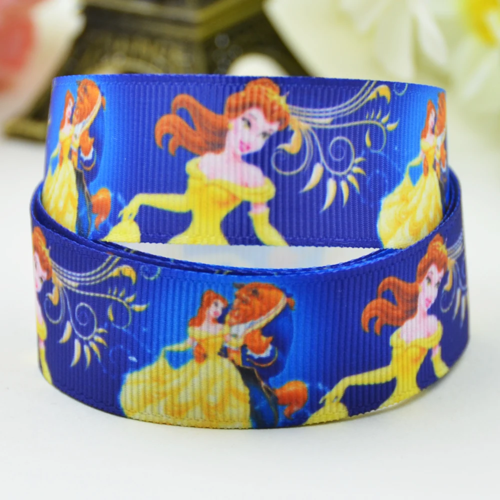 1 2 3 METRE BEAUTY AND THE BEAST BELLE PRINCESS GROSGRAIN RIBBON 22MM 7//8/"