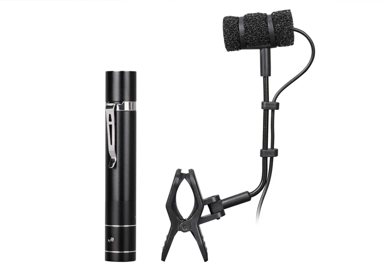 Professional Flute Violin Saxophone Microphone Power Supply Included