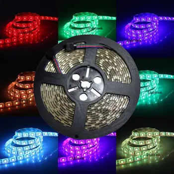 

50M DC24V 10X 5M 5050 LED Strip 300 SMD White Warm White RGB Red Blue Green LED Strip Light Non Waterproof