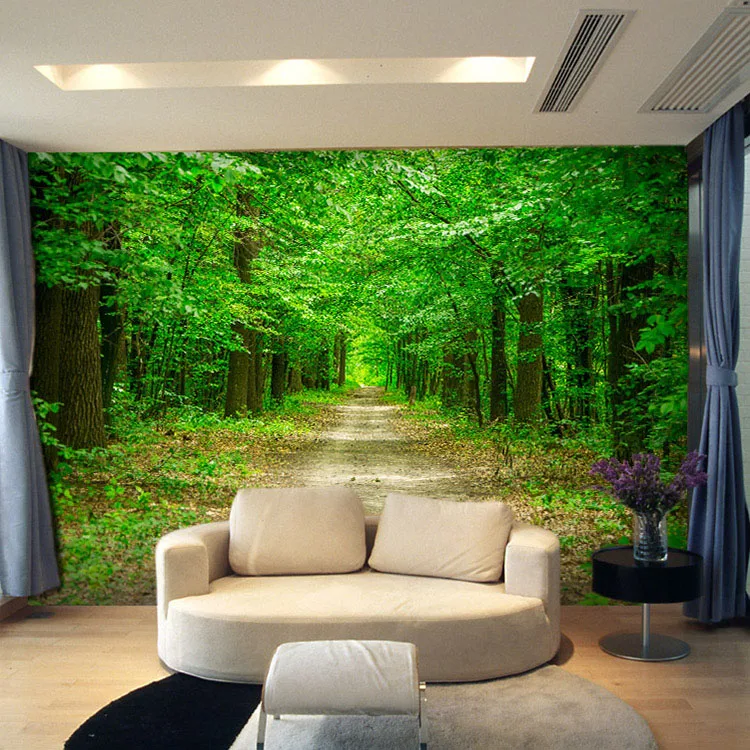Custom large mural 3d wallpaper forest tree nature landscape living room sofa TV background wall paper bedroom restaurant Custom large mural 3d wallpaper forest tree nature landscape living room sofa TV background wall paper bedroom restaurant