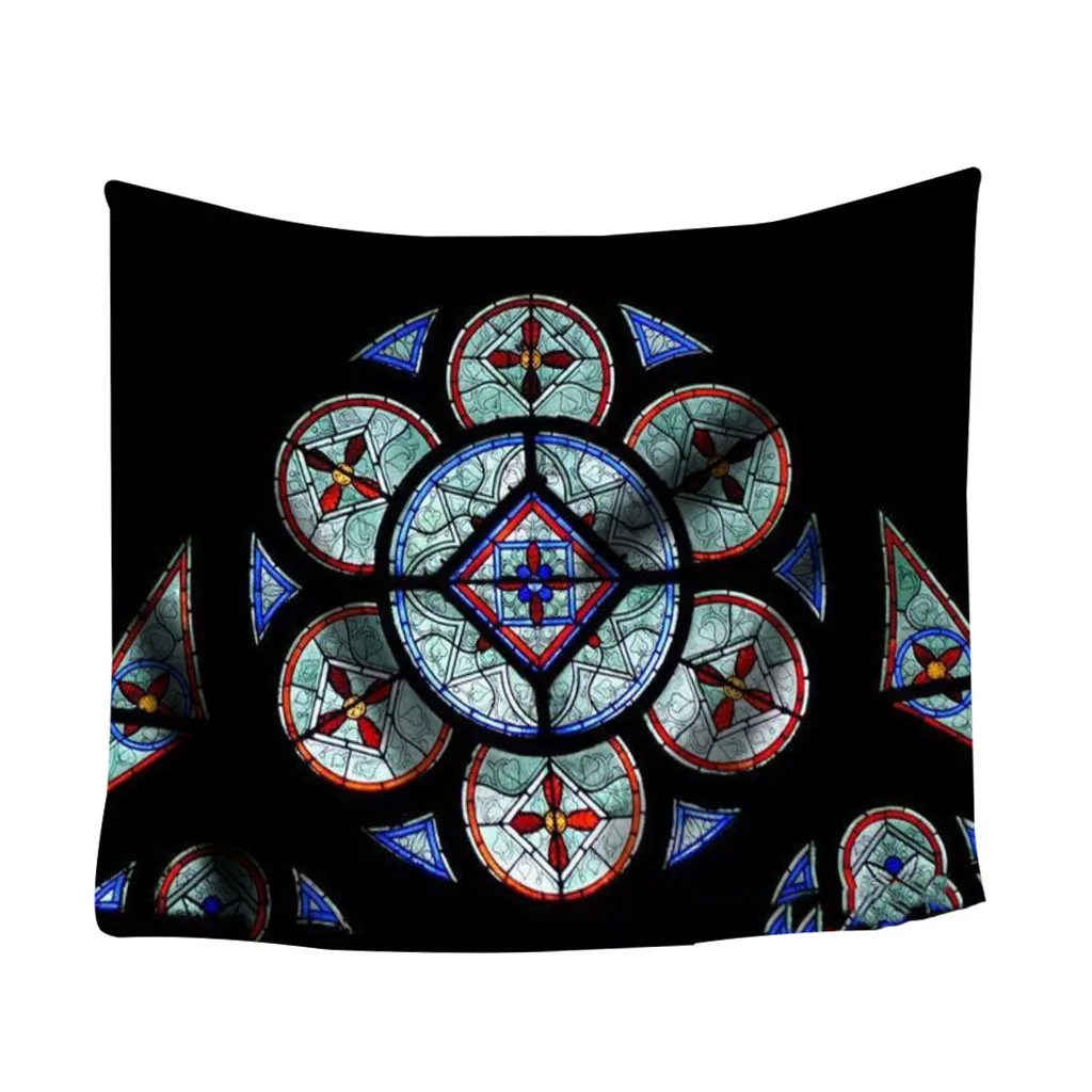 

2019 New Arrivals Colorful Print Tapestry Art Room Notre Dame Wall Hanging Tapestry Art Nature Best Selling Dropshipping