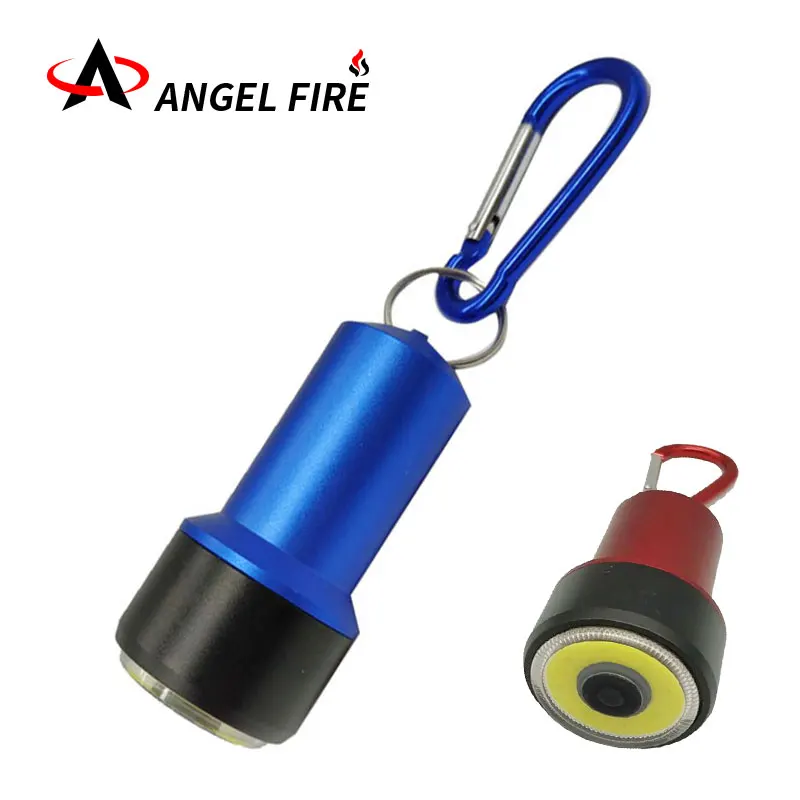 

Mini Mountaineering Button Lamp New COB Flashlight led Key Button Flashlight Outdoor Portable Flashlight Backpack Lamp