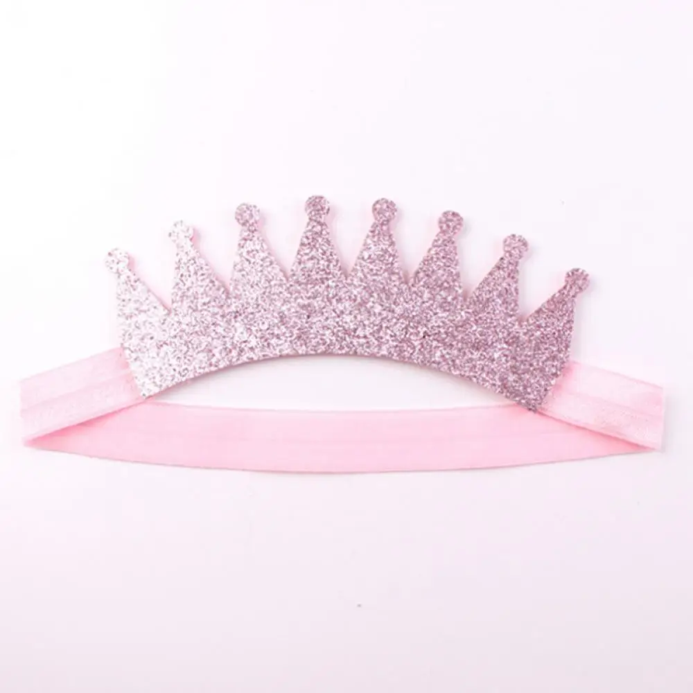 

2019 SIRENXI Baby Kids Girls Children Bright Crown Cute Hair Band Shiny Headband Birthday Gift Toddler Headdress Headwear