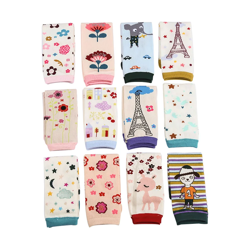 Flower Baby Leg Warmers Kids Cartoon Leg Warmers Baby Crawling Anti