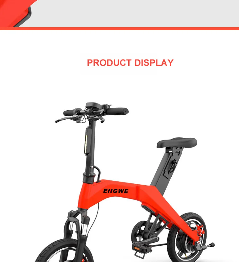 Perfect 12inch electric bike 36V lithium battetry 300w high speed motor fold smart ebike mini Urban electric bicycle Comfortable ride 13