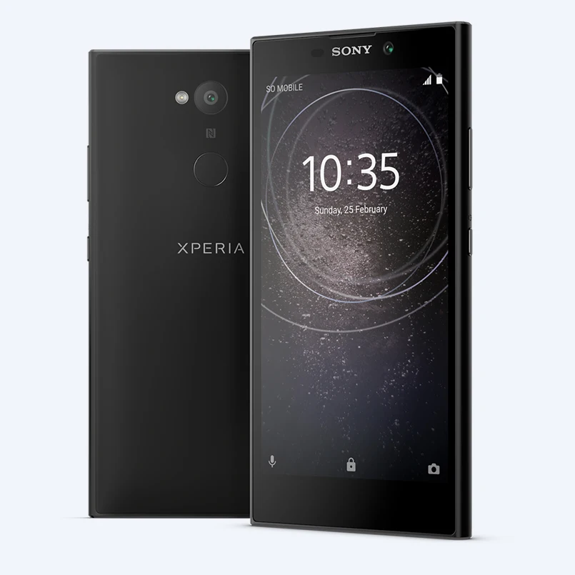 Смартфон sony Xperia L2 на Android, 3 ГБ ОЗУ, 32 Гб ПЗУ, четырехъядерный, 5,5 дюймов, 3300 мАч, Распознавание отпечатков пальцев, NFC, 4G, мобильный телефон