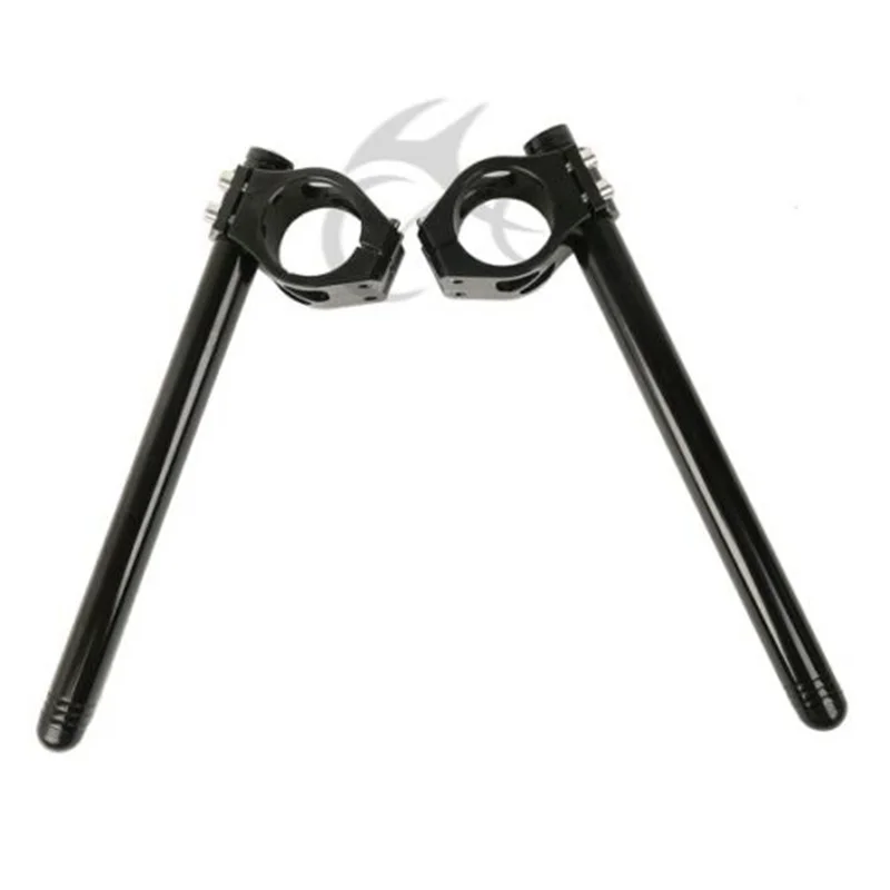 

Motorcycle Black 43mm Handle Bar Clip Ons For Yamaha FZR1000 FZR750RR 1989-1990 YZF R6 1999-2004 GSXR1100 1988-1990 ZX11 ZZR1100