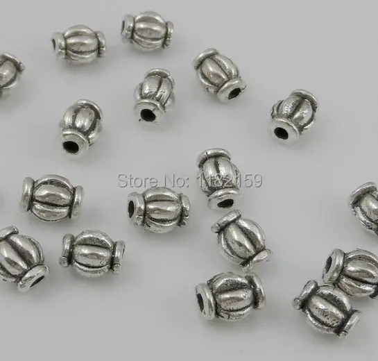 

Free Shipping Wholesale 400pcs Antique Tibetan Silver/ Spacer Beads 6x4.5mm DIY