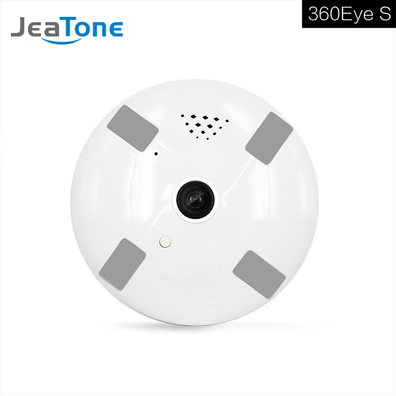 

JeaTone Wireless Wifi IP Camera Fisheye VR 360 Degree Panoramic Mini Camera P2P HD 960P Smart Home Security Surveillance Camera