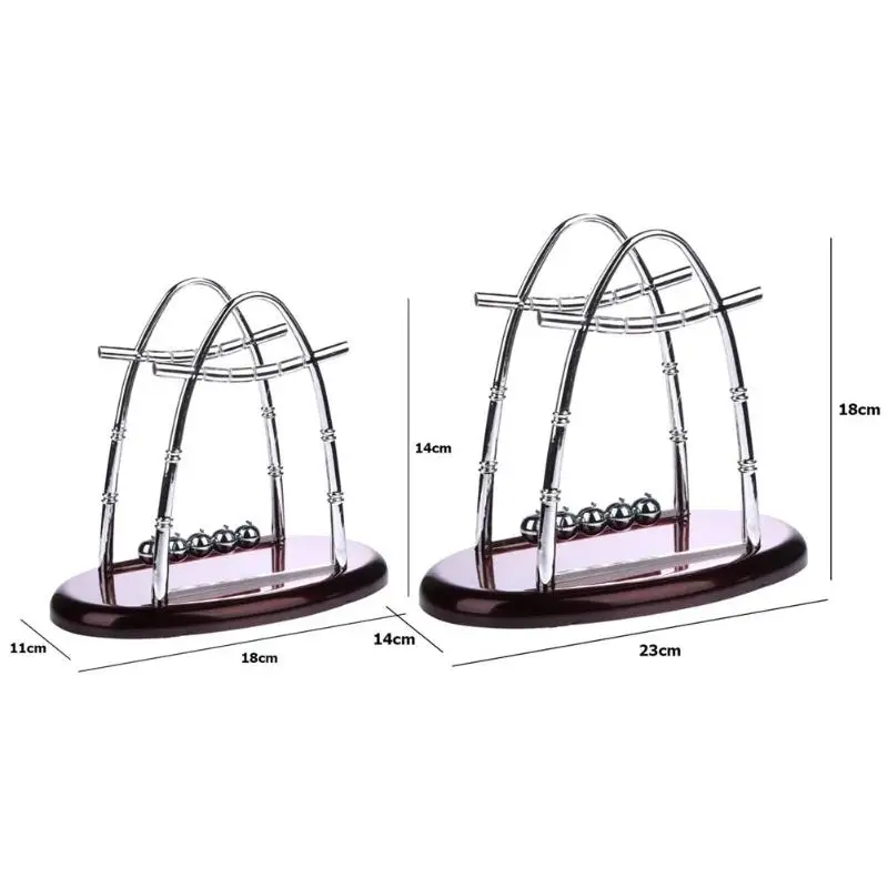 Newtons Колыбель раннее веселье развития обучающая настольная игрушка подарок Творческий стальной баланс мяч Физика Наука Маятник миниатюры