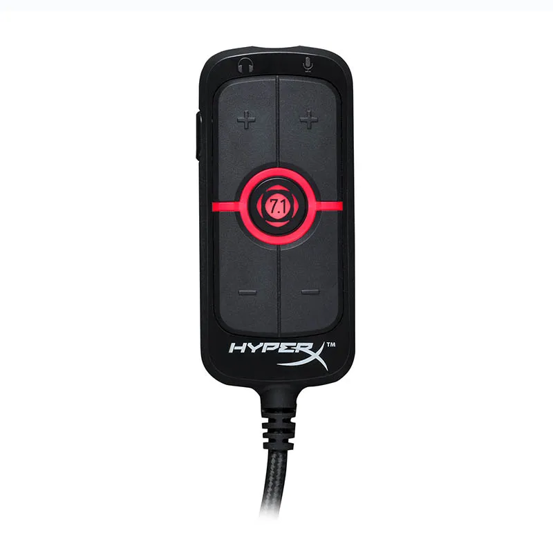 Цена HyperX Cloud Virtual 7,1 объемный звук USB звуковая карта продается отдельно облачная игровая гарнитура