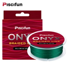 Piscifun ONYX Line 300Yds 274M 6-150LB Super Strong PE Braided Fishing Line 4 Strands 8 Strands Multifilament Fishing Line