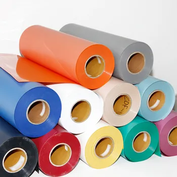 

Flock Heat Transfer Vinyl 20"x20" SHEET T-Shirt IRON ON ALL Cutting Machines 50cm x 50cm Hot Sale