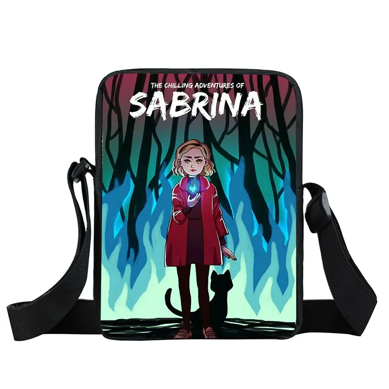 xjbSabrina10 Леденящие Приключения Сабрина мини-сумка-мессенджер женская сумка женские сумки через плечо сумка через плечо для девочек-подростков сумка для книг - Цвет: xjbSabrina10