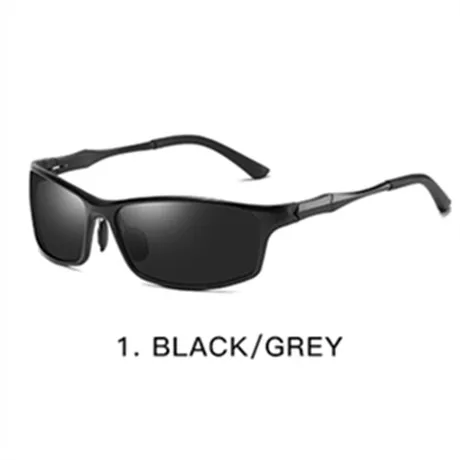 Мужские солнцезащитные очки, поляризационные, хамелеон, обесцвечивание, солнцезащитные очки для мужчин, модные, без оправы, квадратные солнцезащитные очки - Цвет линз: C01
