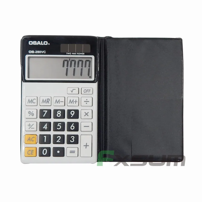 

Office Small Calculator Solar and Battery Dual Power Electronic Calculator Portable 8 Digit Calculating Tool Stationery