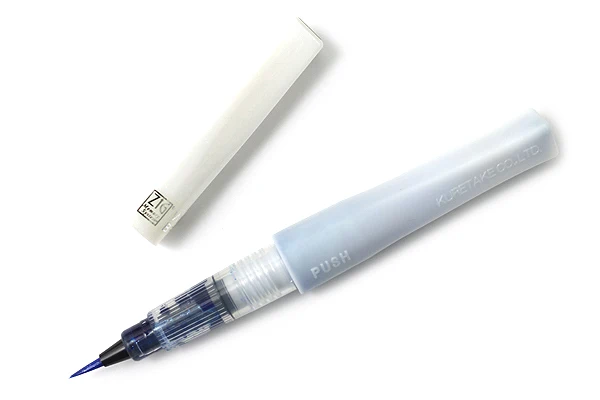 Piscadela de Stella Caneta de Cor Original Kuretake Escova Clara Suave Brilho Pincel 2 Pçs - Lote Zig 7 High Quality Material escolar e de escritório